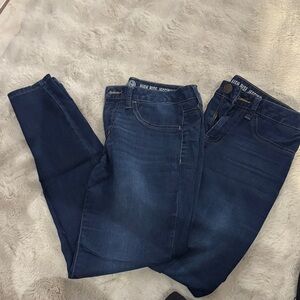 SO Women's Dark Blue High Rise Jeans